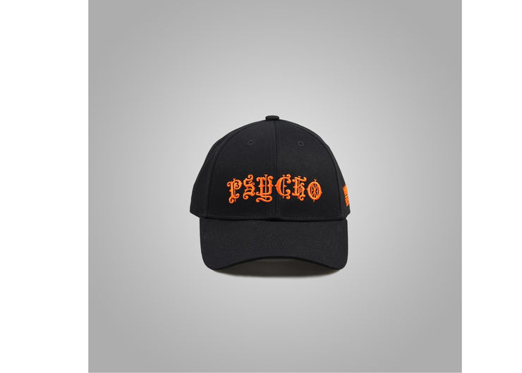 "PSYCHO" by Breukëlen Psycho StrapBack Hat (Orange)