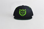 Breukelen Psycho Vintage "Dom B" SnapBack in Volt